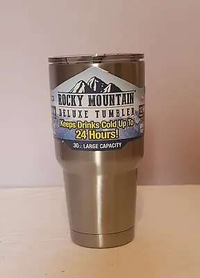 Rocky Mountain 30 Oz Stainless Steel Tumbler With Lid Insulated Travel Mug • $26.99