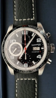 £1495 • Buy Eberhard & Co Champion V Grande Date Chronograph, Automatic, 43mm.
