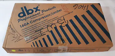 Dbx 160A Mono Compressor / Limiter Dynamic Signal Processor-Open Box • $499