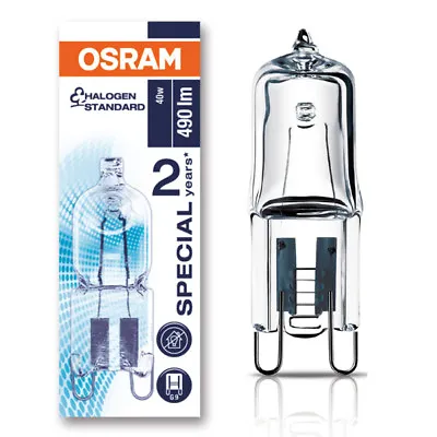 £13.99 • Buy 2 X OSRAM Oven Halopin 25w G9 Halogen Capsule Cooker Microwave Light Bulb 66725