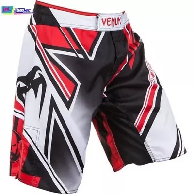 Venum Conflict MMA Fight Shorts - Men’s XXL - Blk/Ice/Red - UFC BJJ - Brand New • $39.99