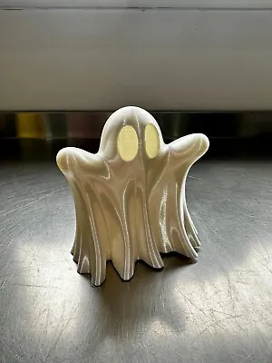 Illuminated Ghost Figure With LED Tealight Halloween Gift Present Ornament Spook • £15