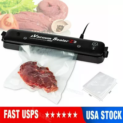 $17.99 • Buy Vacuum Sealer Machine Food Preservation Storage Saver Automatic With Seal Bag
