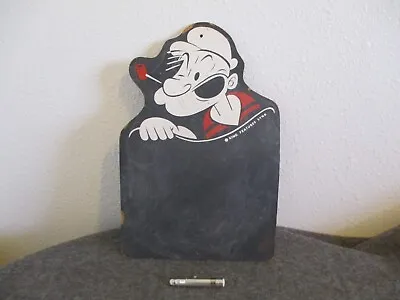 VINTAGE 1950s-60s POPEYE CHALKBOARD KING FEATURES SYNDICATE + CHALK CHUCK HOLDER • $119.95