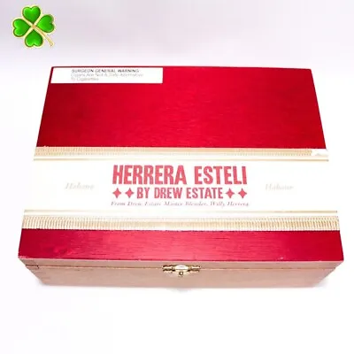 Herrera Esteli Robusto Grande Habano Empty Wood Cigar Box 8.25  X 6.25  X 2.75  • $5.55