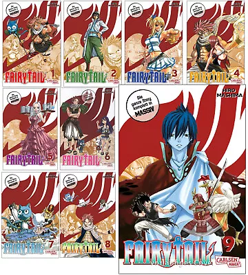 Fairy Tail Solid Band 1-9 | Selection | Carlsen Manga | New | German • £9.62