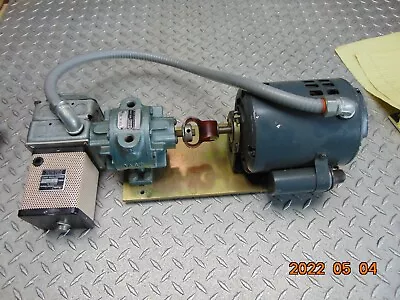 $275 • Buy GAST 0440-V119 VACUUM PUMP W GE 5KCP35K AC MOTOR & ACOPIAN 28D40 POWER SUPPLY