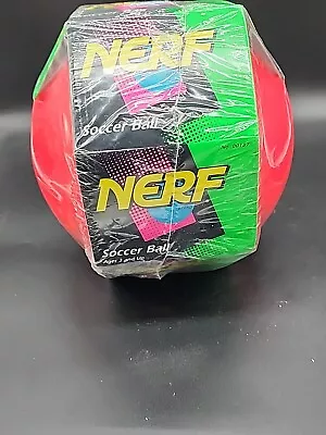 🔥🔥Vintage NERF Soccer Ball Kenner - RED 1991-NEW IN PACKAGING🔥🔥 RARE RED!!!  • $185.45