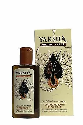 Compare To Indulekha Hair Oil Yaksha Ayurvedic Hair Oil- 100ml 12 Vital Herbs* • £10.82