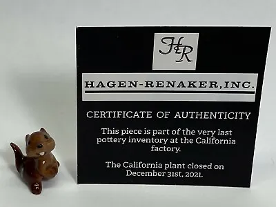 Hagen Renaker #078 334 Miniatures Baby Chipmunk NOS Last Of Factory Stock BIN • $9.99