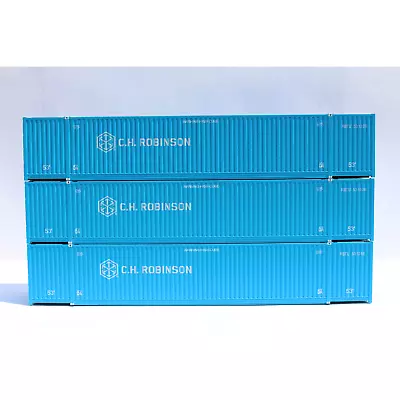 Jacksonville Terminal Company HO Scale C. H. Robinson 53' Container 3 Pack Set 8 • $49.95