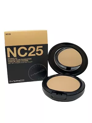 MAC Studio Fix Powder Plus Foundation NC25 Full Size 0.52oz/15g NEW IN BOX • $24