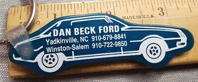 Vintage 1990s Ford Mustang Rubber Keychain Beck Winston-Salem North Carolina H38 • $19.99