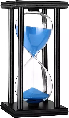 Hourglass Timer 30/60 Minutes Wood Sand Hourglass Clock For Creative Gifts Room  • $24.47