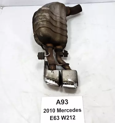 ✅ 10-11 OEM Mercedes W212 E63 AMG Rear Left Driver Exhaust Pipe Muffler Tips • $371.95