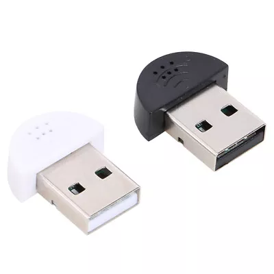 Portable Studio Speech Mini USB Microphone Audio Adapter USB Driver For PC Mac • $6.64