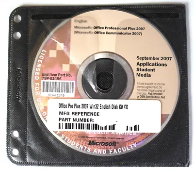 Microsoft Office Communicator 2007 Student & Faculty • $11.99