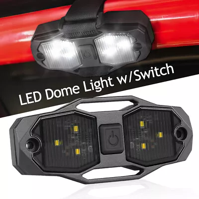 UTV LED Interior Dome Light Universal Roll Bar Mount Utility Cage Courtesy White • $24.99