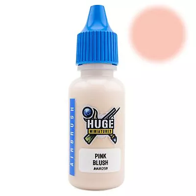 Huge Miniatures Airbrush Paint Pink Blush Acrylic Model Color – 17ml Bottle • $4.49