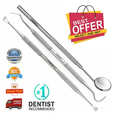 £3.99 • Buy Dental Floss Kit Teeth Whiting Picks Dental Plaque Calculus Tartar Remover Tools