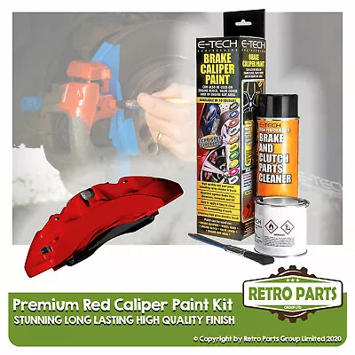 Premium Red Brake Caliper Drum Paint Kit For Seat High Gloss Finish • $30.49
