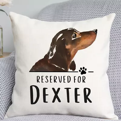 Dachshund Cushion - Dog Themed Cushion - Dog Themed Gift - Dachshund • £10.95