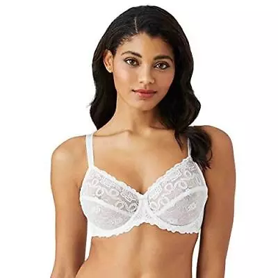 Wacoal Women's Renaissance Rose Embroidered Underwire Bra White 34DD • $61.09