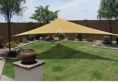 Shade Sail 90% UV Block HDPE Permeable Mesh Stainless Steel Rings Alion Home©  • $27.89