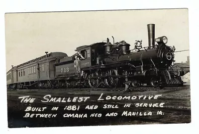 RPPC Smallest Locomotive C.M. & St. P. Rwy • $10