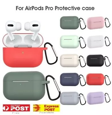 Apple Airpods Pro Shockproof Silicon Gel Case Cover Wireless Charging Airpod SKi • $4.59