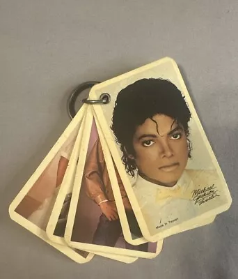 Michael Jackson Key Chain Thriller Cards Retro Photos 1980s • $5