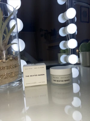 £4.99 • Buy The Seated Queen Cold Cream - Evening Cleanser, Night Mask 30ml - BNIB