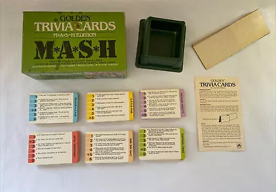 Vintage Card Games Golden Trivia MASH Edition 1984 - COMPLETE • $15