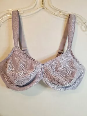 Wacoal Bra Gray/Silver Size 40D Underwire Full Coverage 855367   • $28