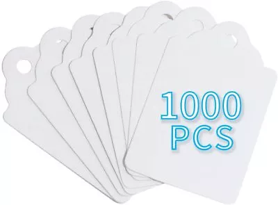 1000 Pcs Unstrung Making Tags Merchandise Price Tage For Retail Sale Clothing • $15.99