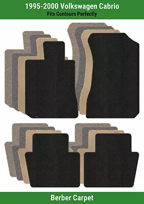 Lloyd Berber Front & Rear Row Carpet Mats For 1995-2000 Volkswagen Cabrio  • $162.99