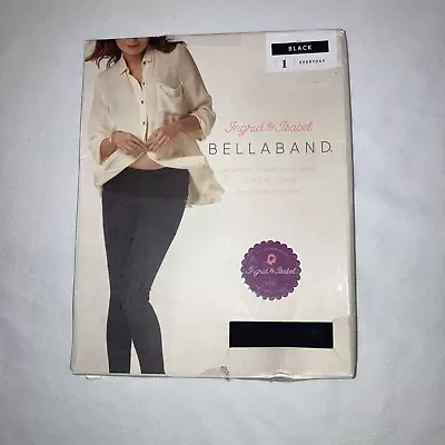 NWT Ingrid And Isabel Bellaband Maternity Support Band Black Size 1 • $13.99