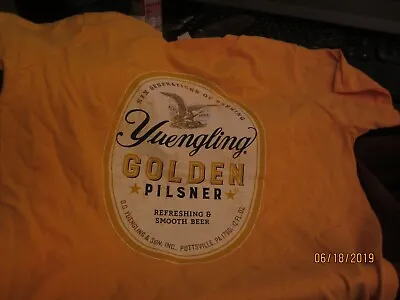 Yuengling Golden Pilsner Shirt Large T Shirt Womens/men....  Looks Like A Small  • $3.99