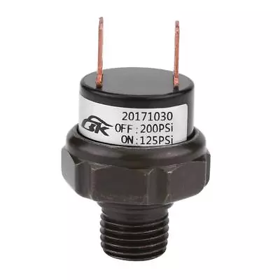 12V Air Compressor Tank Pressure Control Switch 125-200PSI Off Valve 1/4'' NPT U • $18.22