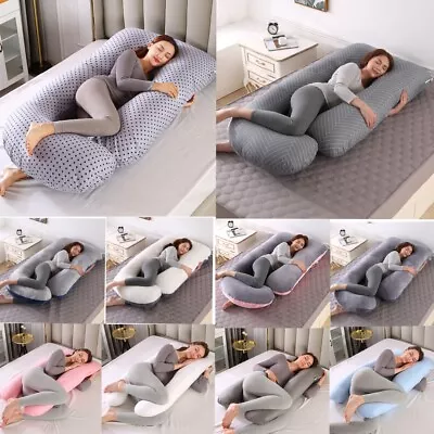 $21.99 • Buy Extra Large Pregnancy Pillow Maternity Full Body Pillow Support For Pregnant