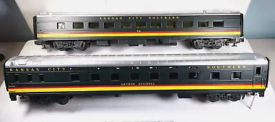 MTH 20-6635 O KCS 70' Streamlined Sleeper/Diner Passenger Car (Set Of 2) Smooth • $149.99