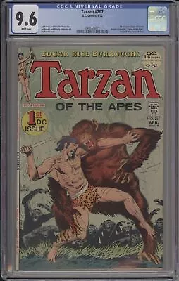 Tarzan #207 - Cgc 9.6 - 1st Dc Issue - Origin Of Tarzan • $199.99