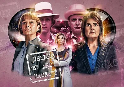 £10 • Buy A3 Poster Print Doctor Who Power Of The Doctor Jodie Sophie Aldred Janet Fieldin