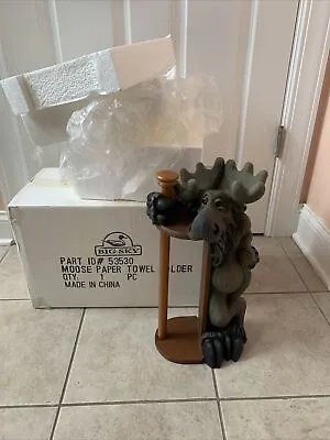 Big Sky Carvers #53530  Moose Paper Towel Holder 16” NIB • $175