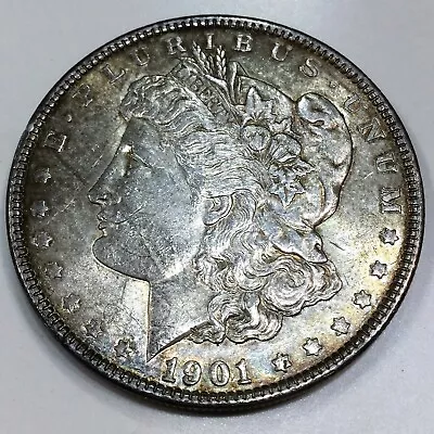 1901 Morgan Silver Dollar Beautiful High Garde Coin Rare Date • $200.50