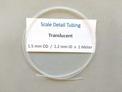 £4 • Buy 1.5 Mm Translucent Tubing For Scale Model Detailing..Airfix..Hasegawa..Protar