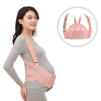 Maternity Support Belt Xl Elastic Band Material Pregnant Woman Belly • £11.58