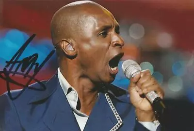 X FACTOR/EUROVISION: ANDY ABRAHAM SIGNED 6x4 ACTION PHOTO+COA • £4.99