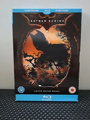 Batman Begins (Blu-ray 2008) Limited Edition Case With Lenticular Card • £1.99