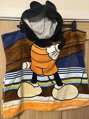 Disney Store Mickey Mouse Hooded Towel • £4